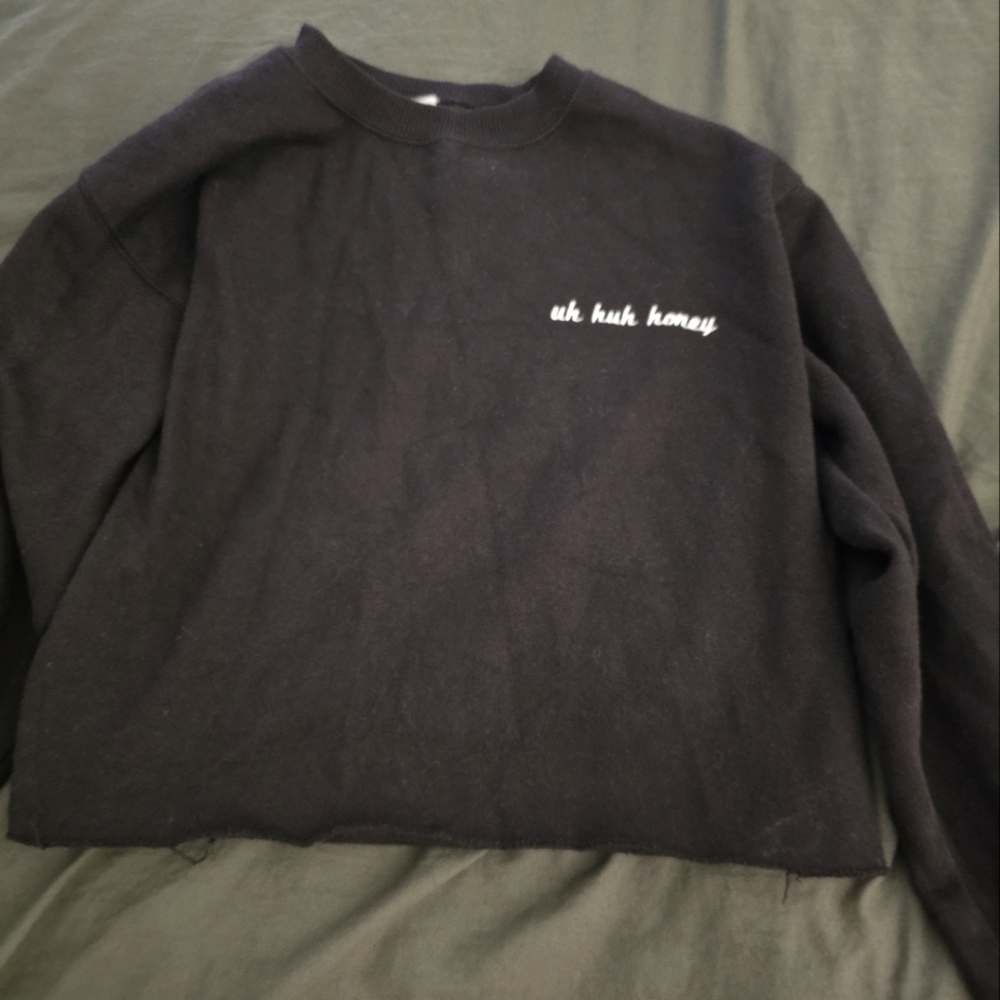 Brandy Melville Uh Huh Honey Crewneck Sweater
